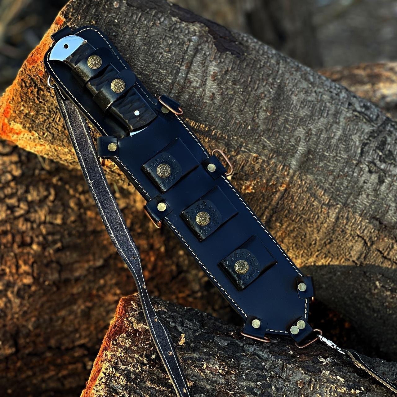 Handmade Survival Knife Custom Fixed Blade D2 Tool Steel|FBS015