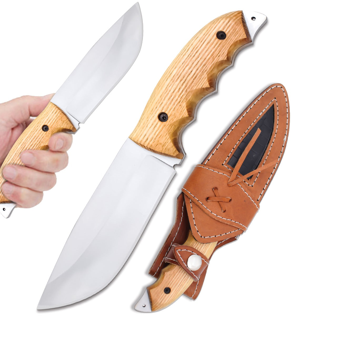 D2 Steel Full Tang Camping Knife|AMS014