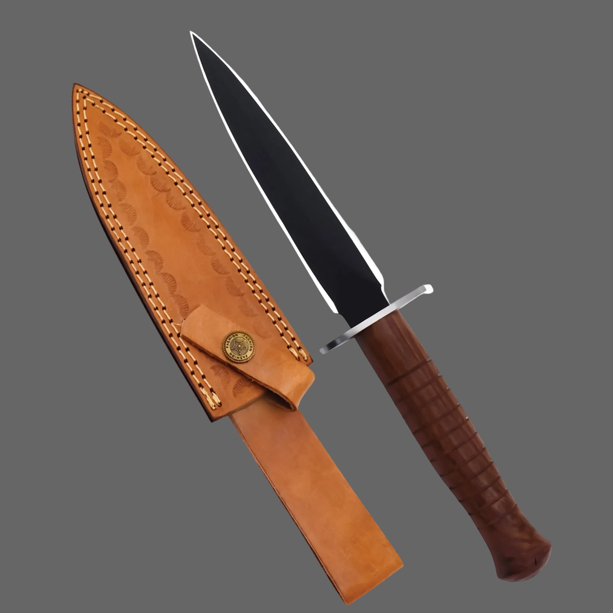 Handmade Black Coated Bowie Dagger Knife|BPC012