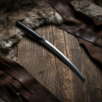 24 inch katana style sword with leather sheath