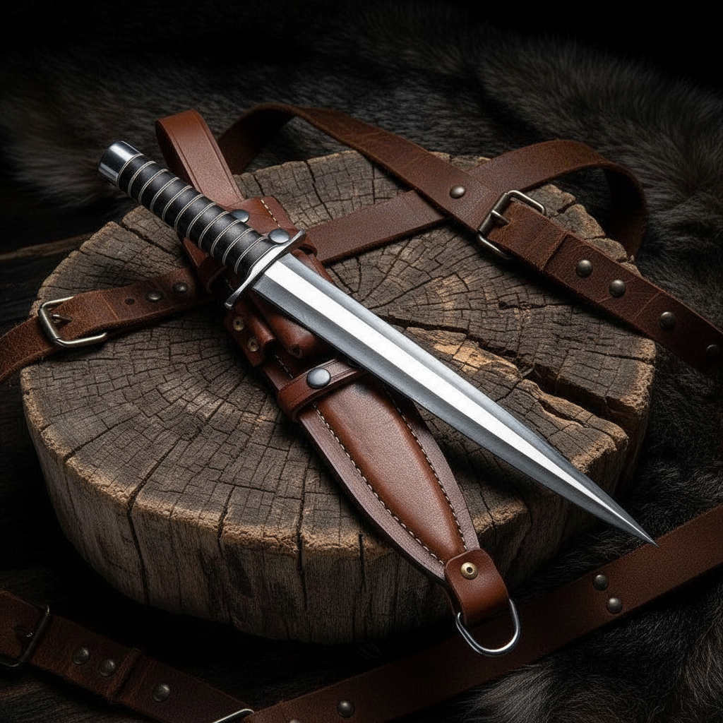 Full tang D2 steel outdoor dagger