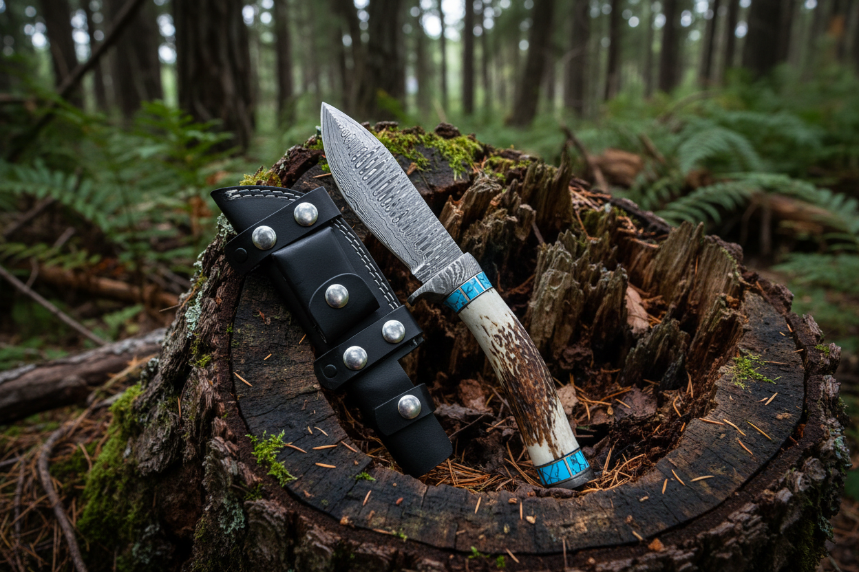 Handmade Damascus Knife 