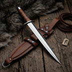Handmade Arkansas Toothpick dagger with rosewood handle
