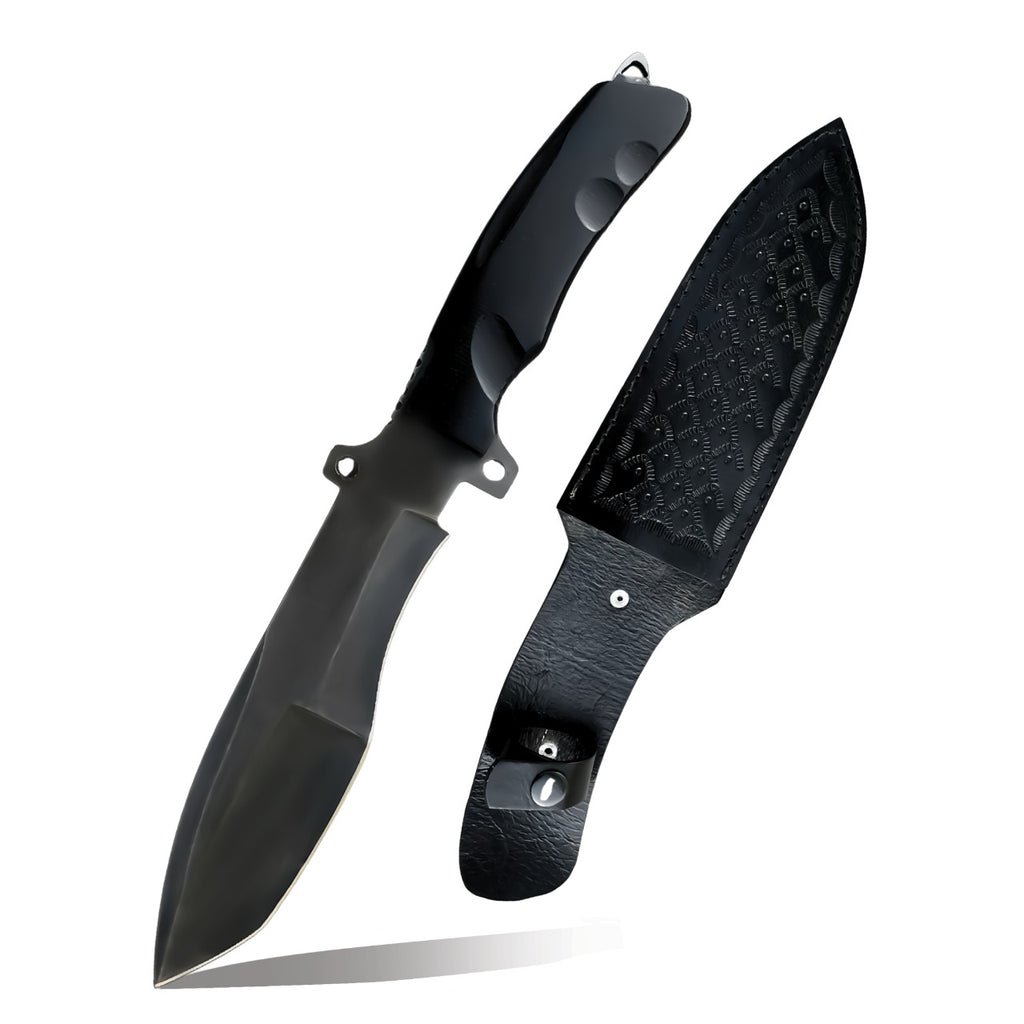 Handmade Tracker Style Knife with Micarta Handl-Special Knife|ATM013