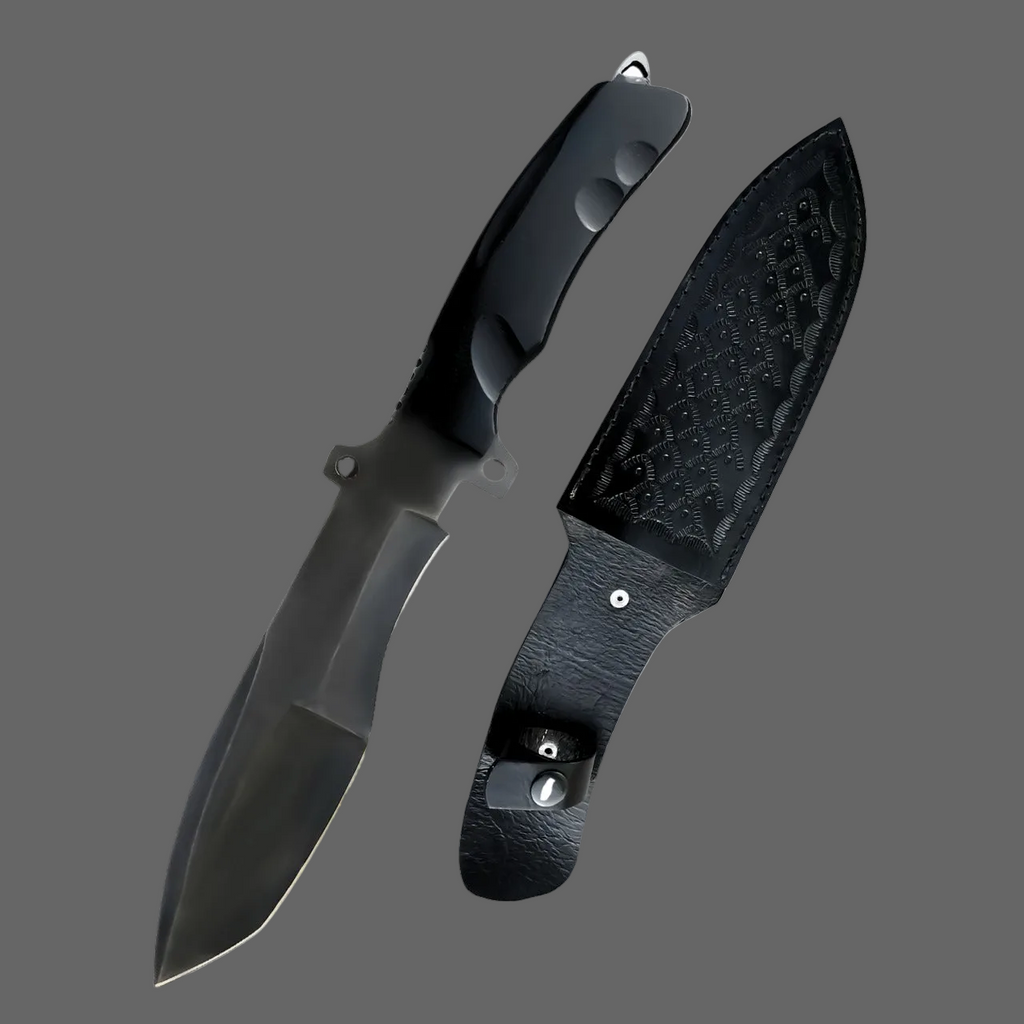 Handmade Tracker Style Knife with Micarta Handle-Special Knife|ATM013