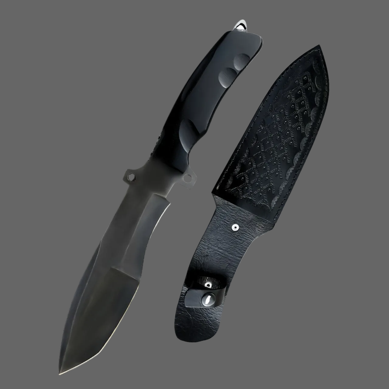 Handmade Tracker Style Knife with Micarta Handle-Special Knife|ATM013