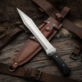 Scandi grind knife for bushcraft and camping