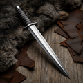 Handmade D2 steel dagger with micarta handle