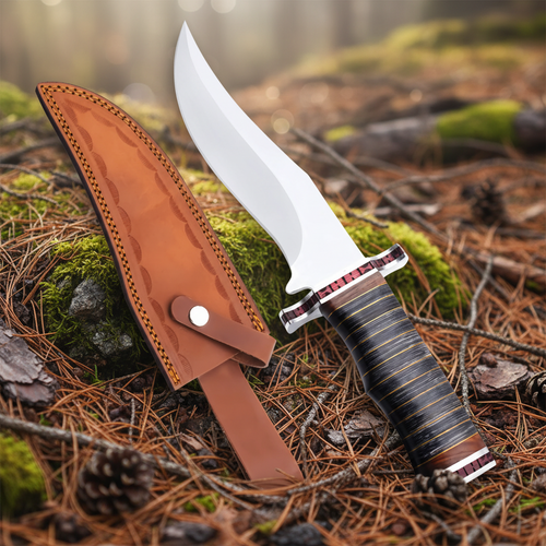 Premium hunting knife for camping and bushcraft