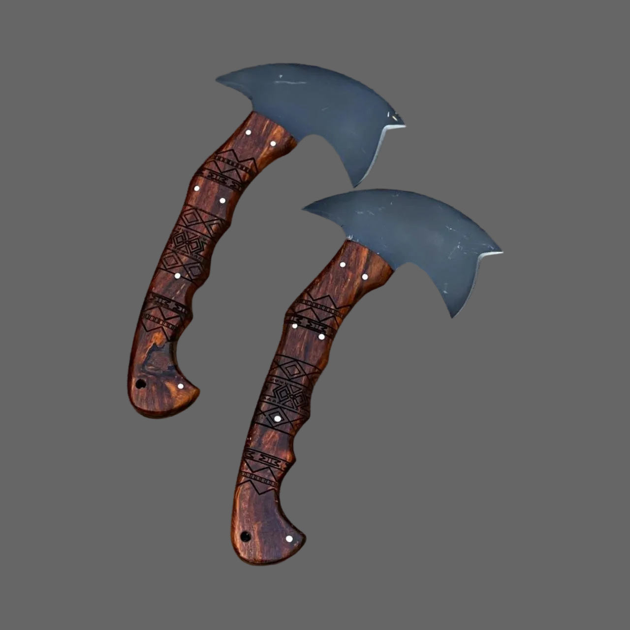 Handcrafted Tomahawk Tactical Axe Set Engraved Design|TTA232