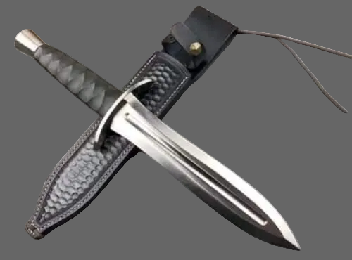 Hunting Dagger Bowie Knife Micarta Handle| HDB015