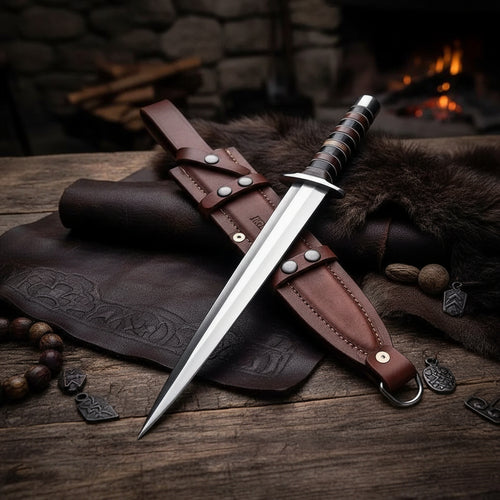 Handmade Arkansas Toothpick dagger D2 steel mini sword