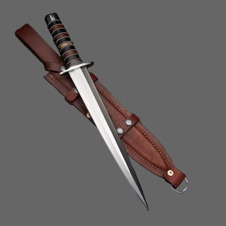 Handmade Arkansas Toothpick Dagger D2 Tool Steel Mini Sword Knife|TSD0175