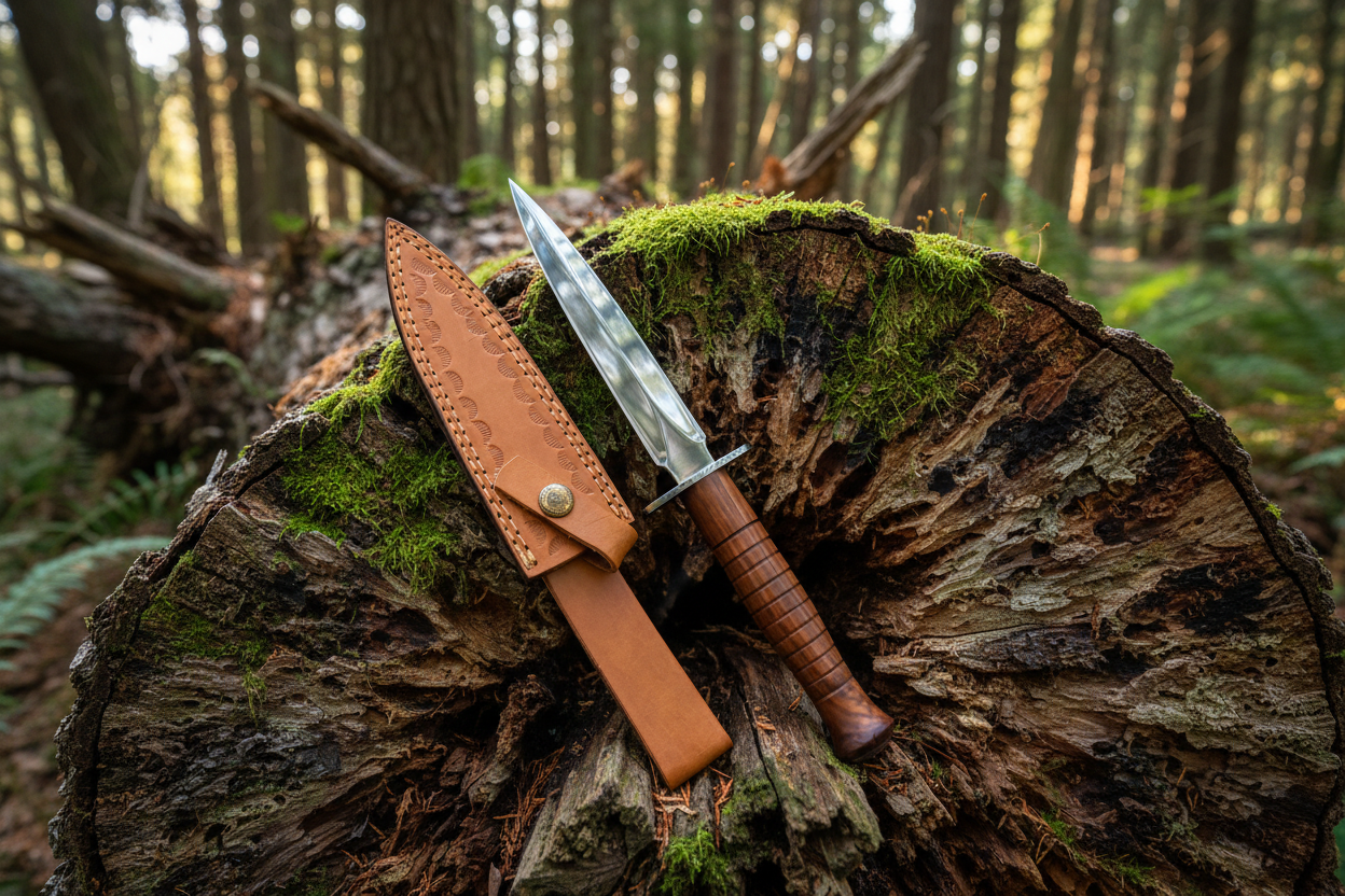 Handmade hunting knife 