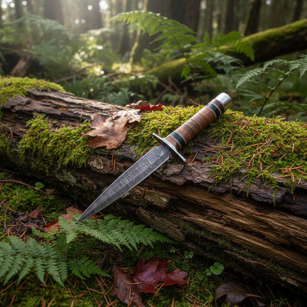 Full tang D2 steel tactical knife