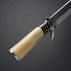 Handmade Bowie Knife – D2 Steel Blade with Bone Handle|BON014