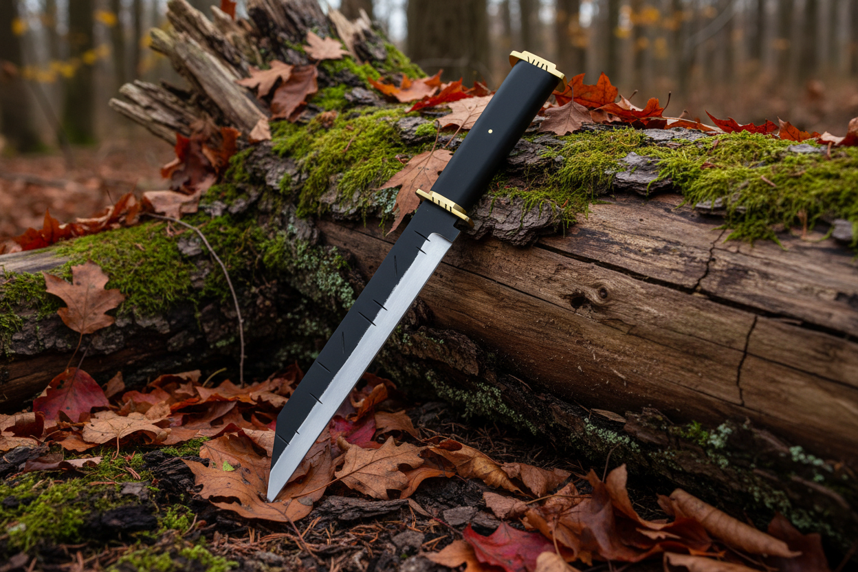 Viking Seax Knife Medieval Design with Micarta Wood Handle-Classic Look