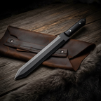 Handmade D2 steel tactical mini sword knife