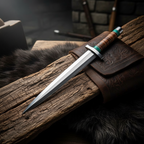 Handmade survival knife for camping and hunting