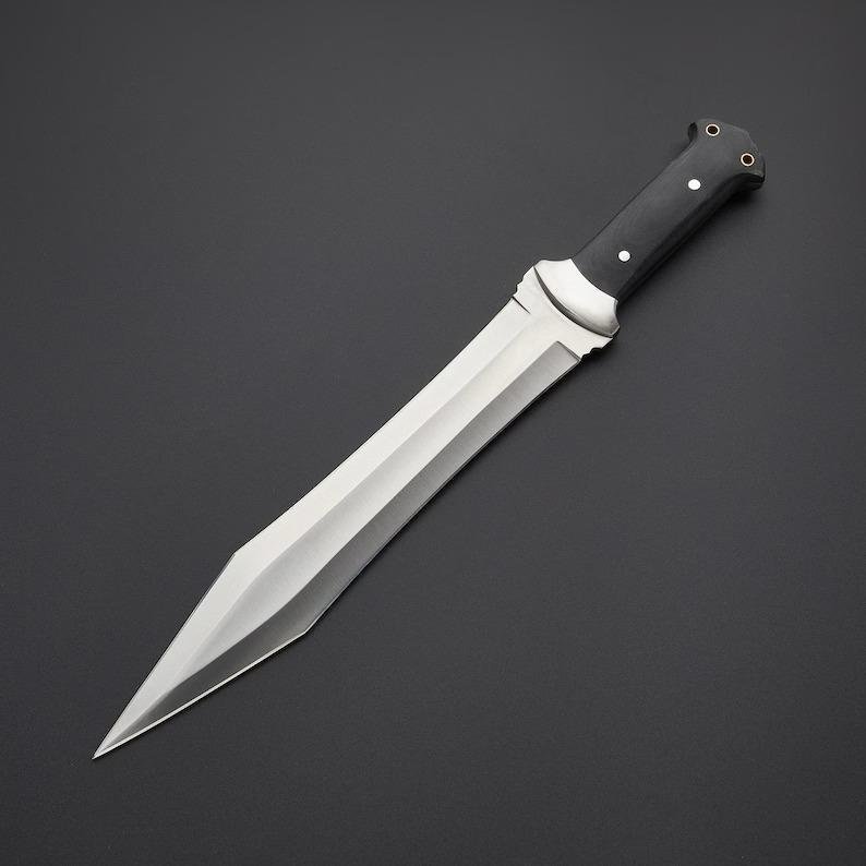 Short Sword Dagger D2 Tool Steel Mini Sword Hunting Knife|DMS020