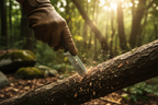 Premium handmade bushcraft and skinning knife