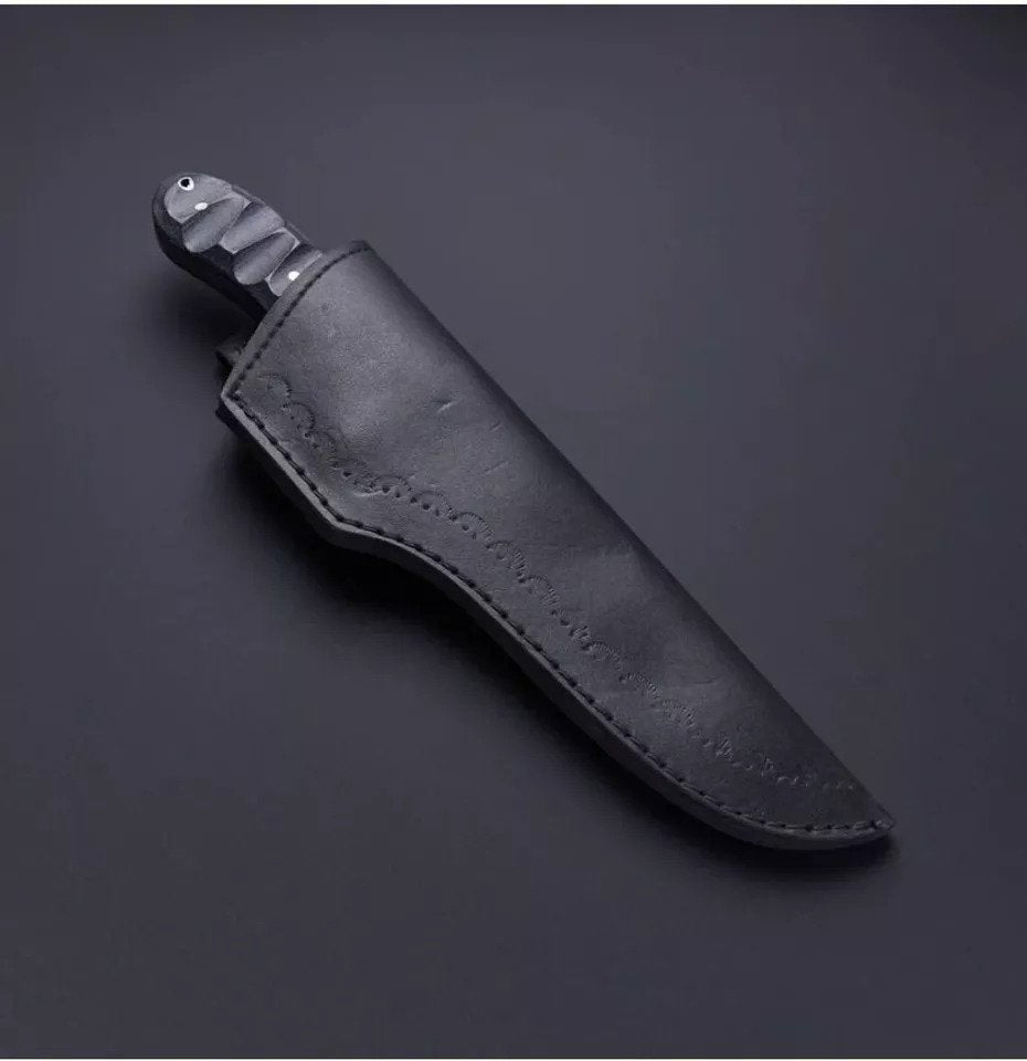 Tactical Fixed Blade Knife Tracker Style with Serrated Edge|STD011