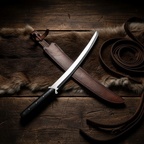 Handmade D2 steel katana sword with micarta handle