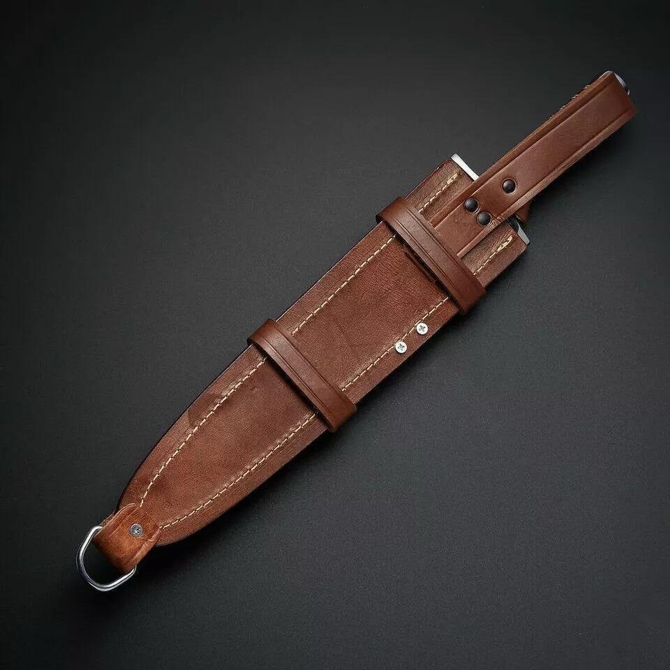 Handmade D2 Tool Steel Hunting Knife Rosewood Handle| ATS017