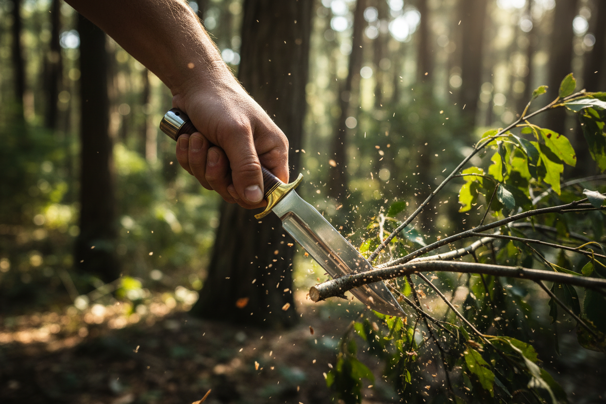 Handmade hunting knife