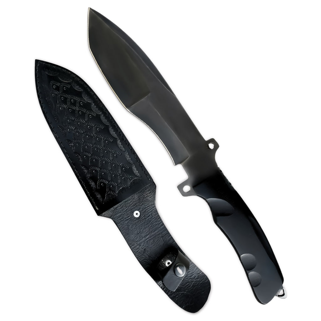 Handmade Tracker Style Knife with Micarta Handl-Special Knife|ATM013