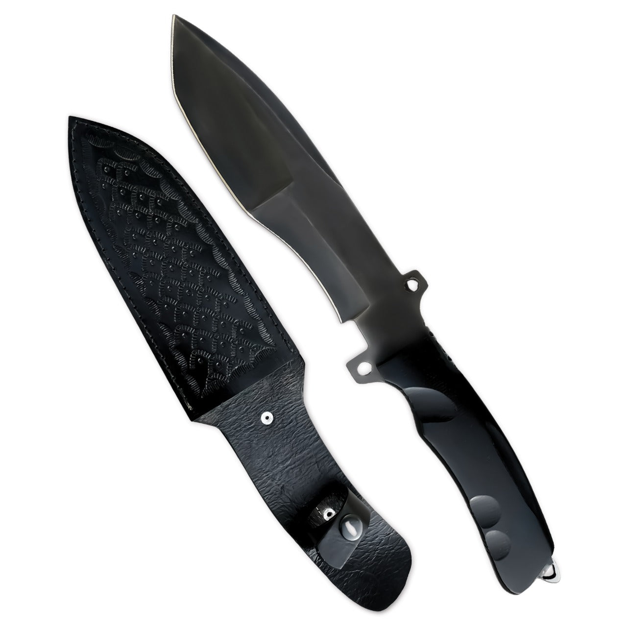 Handmade Tracker Style Knife with Micarta Handl-Special Knife|ATM013