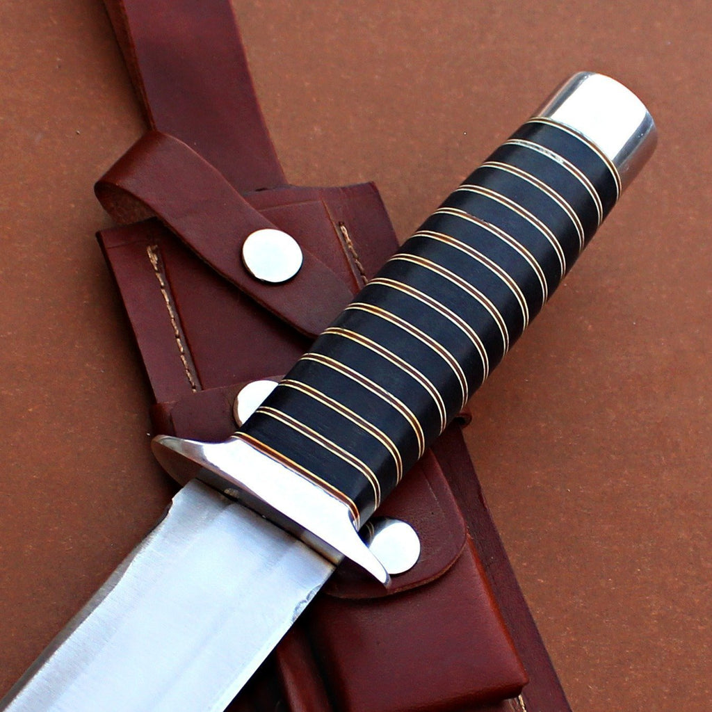 Arkansas Toothpick Knife Black Wood Handle|ATB018