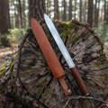Handmade D2 steel long blade hunting knife