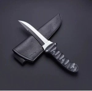 Tactical Fixed Blade Knife Tracker Style with Serrated Edge|STD011