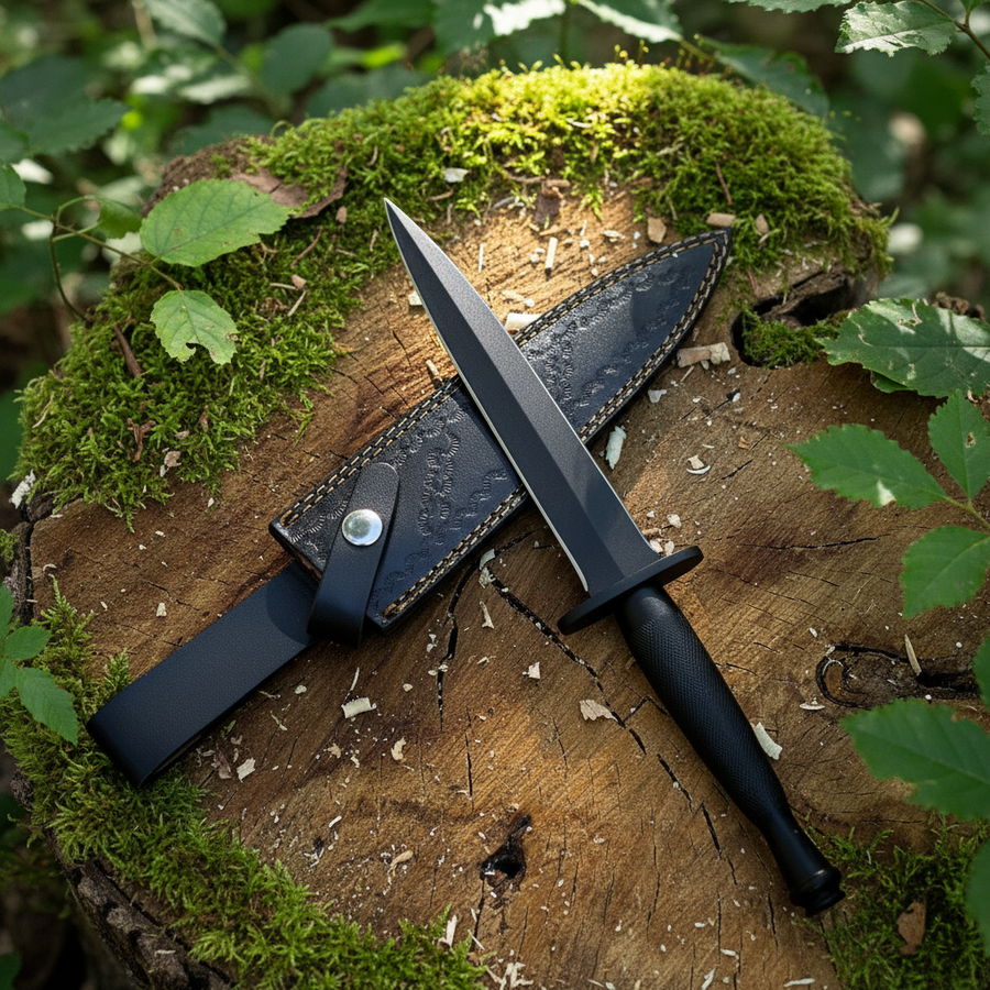 Handmade Double-Edged D2 Steel Dagger Knife