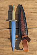 Full tang D2 steel collector Bowie knife