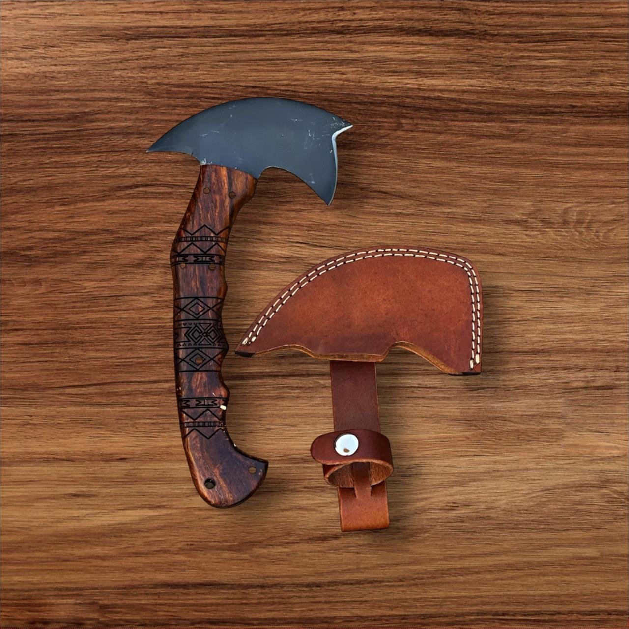 Handcrafted Tomahawk Tactical Axe Set Engraved Design|TTA232