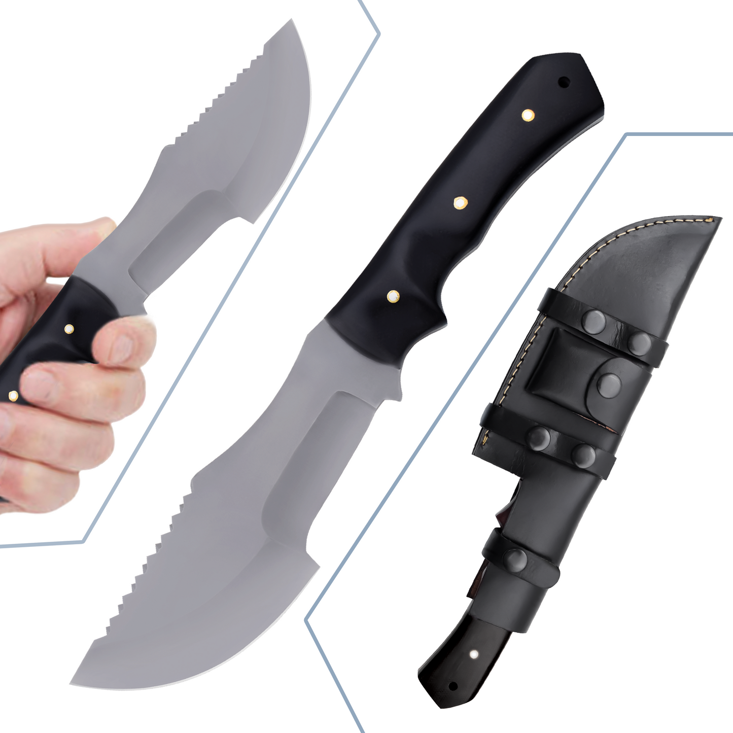 Handmade Collector Knife–Tracker Model Inspired by the Movie The Hunted|TRM013