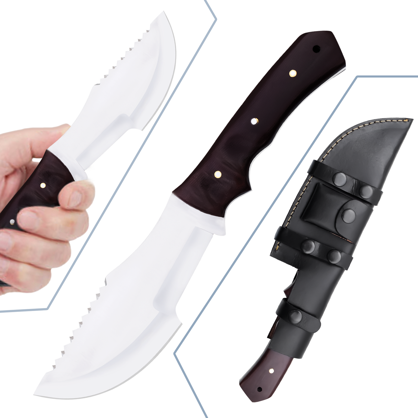 Handmade Collector Knife–Tracker Model Inspired by the Movie The Hunted|TRR013