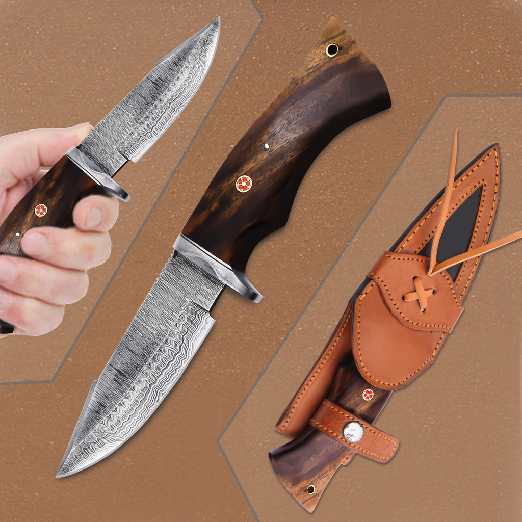 Handmade Damascus Knife|AMD010