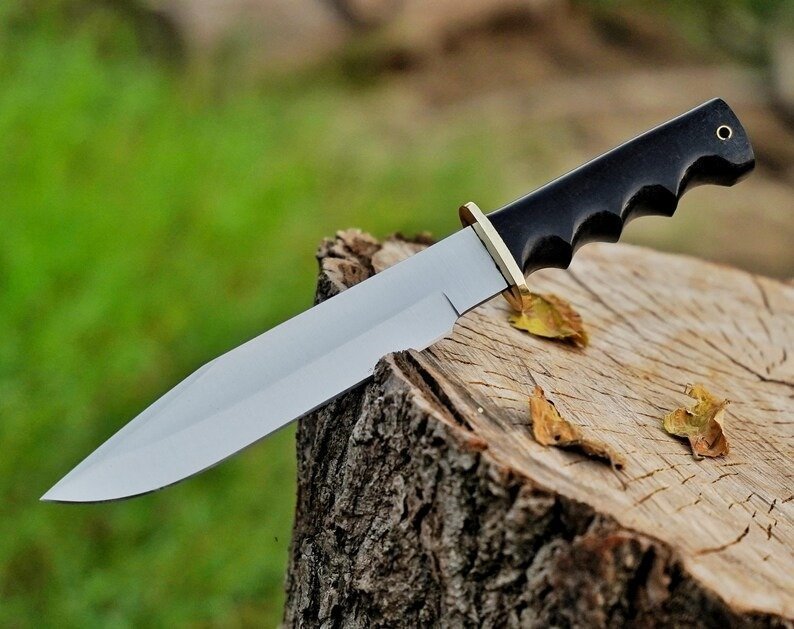 Set of 2 Handmade D2 Tool Steel Bowie Hunting Daggers|HDB028