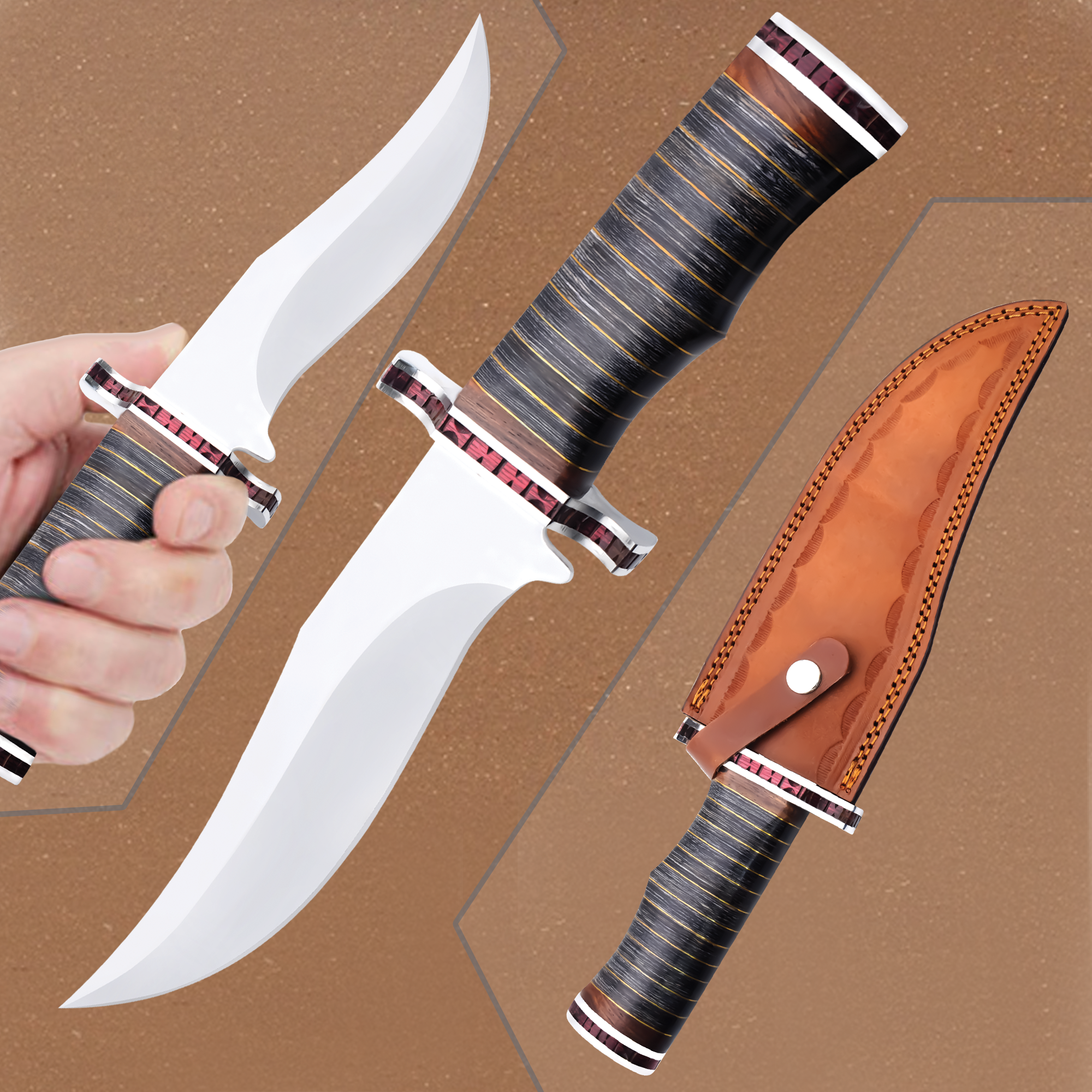 Custom Handmade Hunting Skinner Knife | BLK013