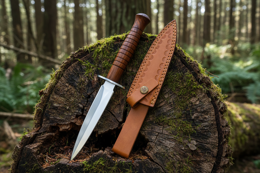 Handmade Outdoor Survival Knife – Full Tang Blade