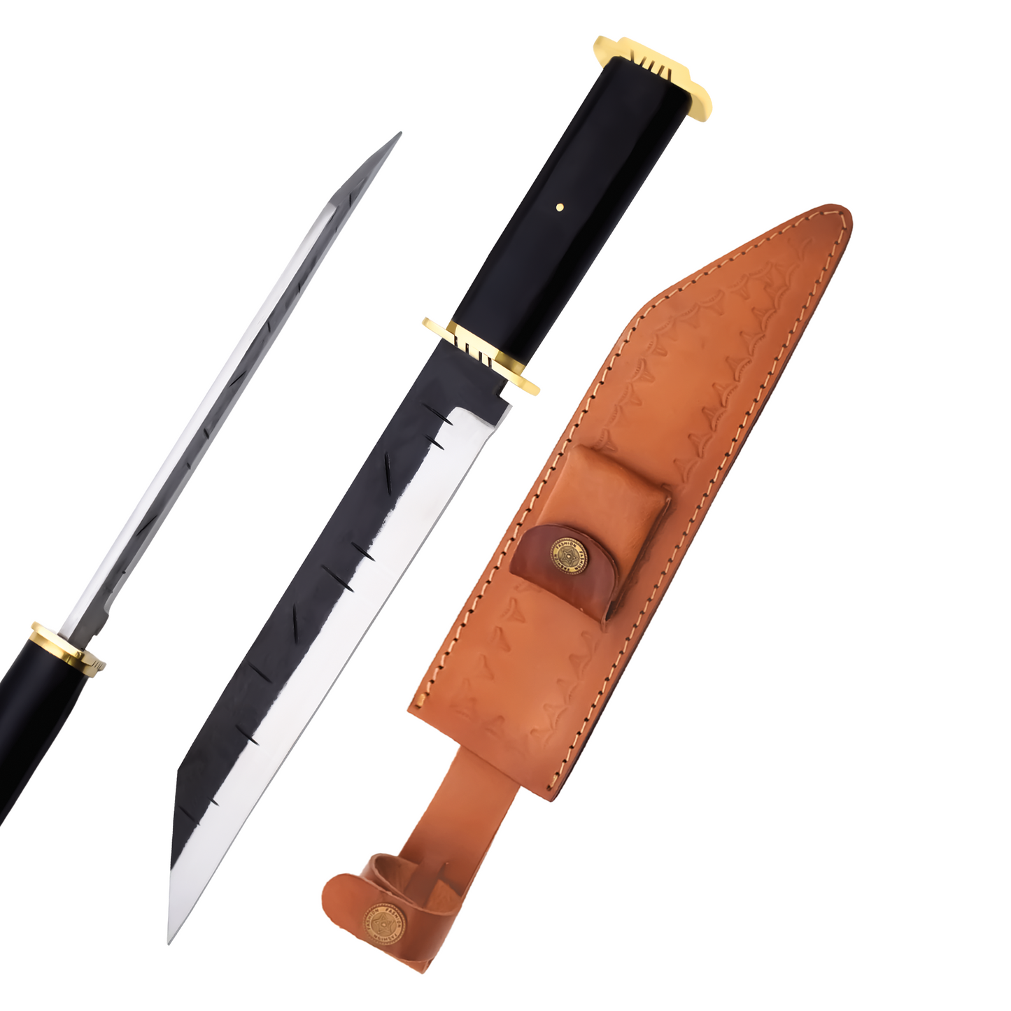 Viking Seax Knife Medieval Design with Micarta Wood Handle|MCV016