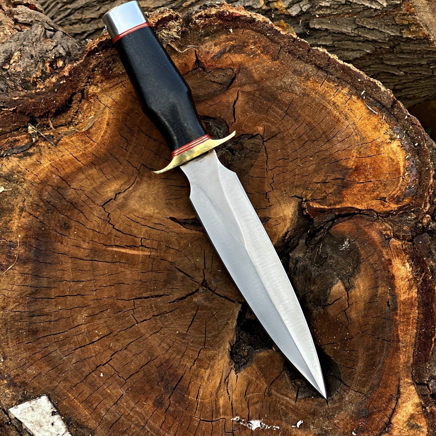 Classic Bowie Hunting Knife Micarta Handle|DCB014
