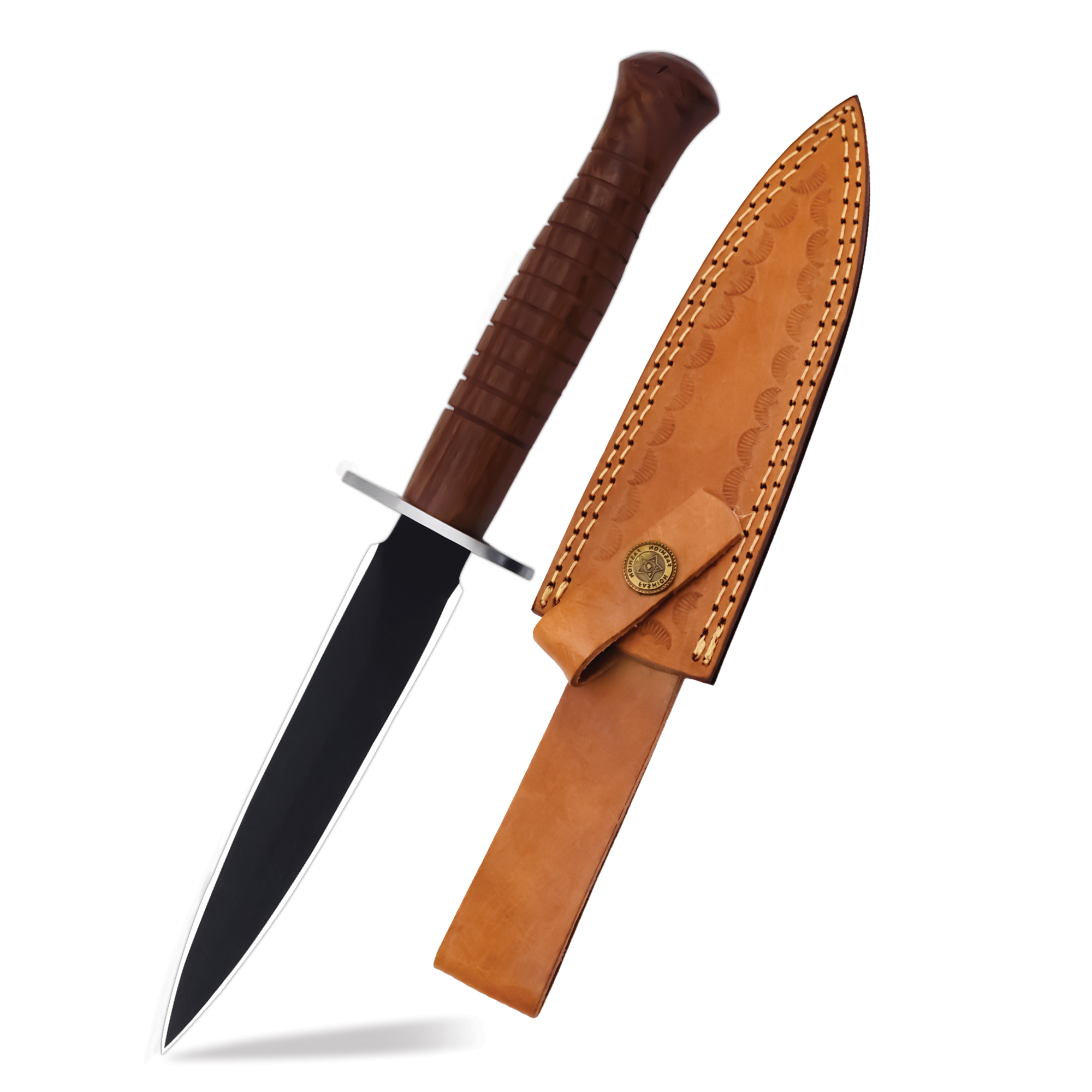 Handmade Black Coated Bowie Dagger Knife|BPC012