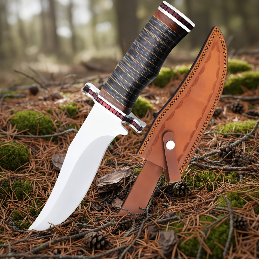 Full tang D2 steel outdoor knife
